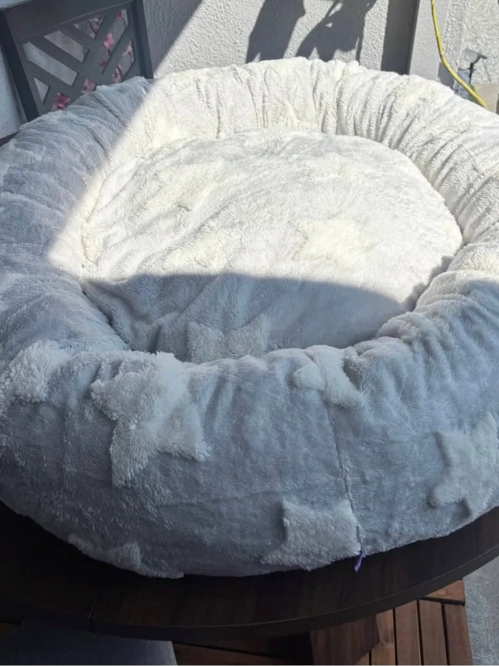 BEDSURE LARGE SIZE GREY STARS PET BED 🌟